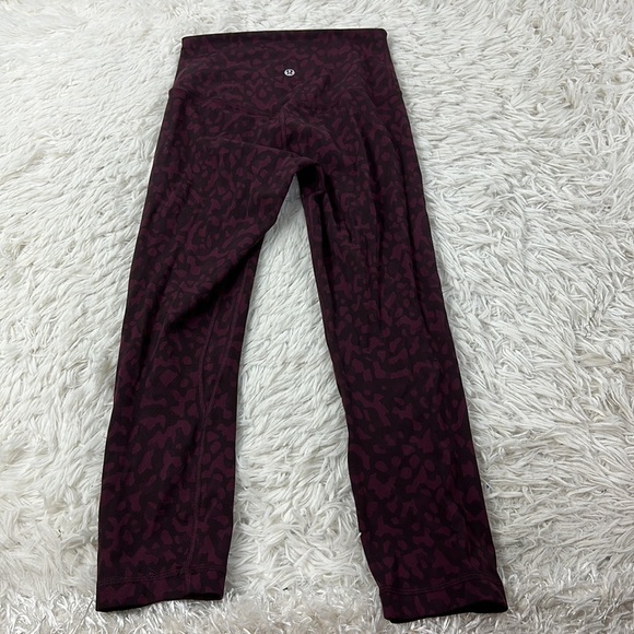 Lululemon Align Crop *21" Formation Camo Dark Adobe Multi - Picture 5 of 6